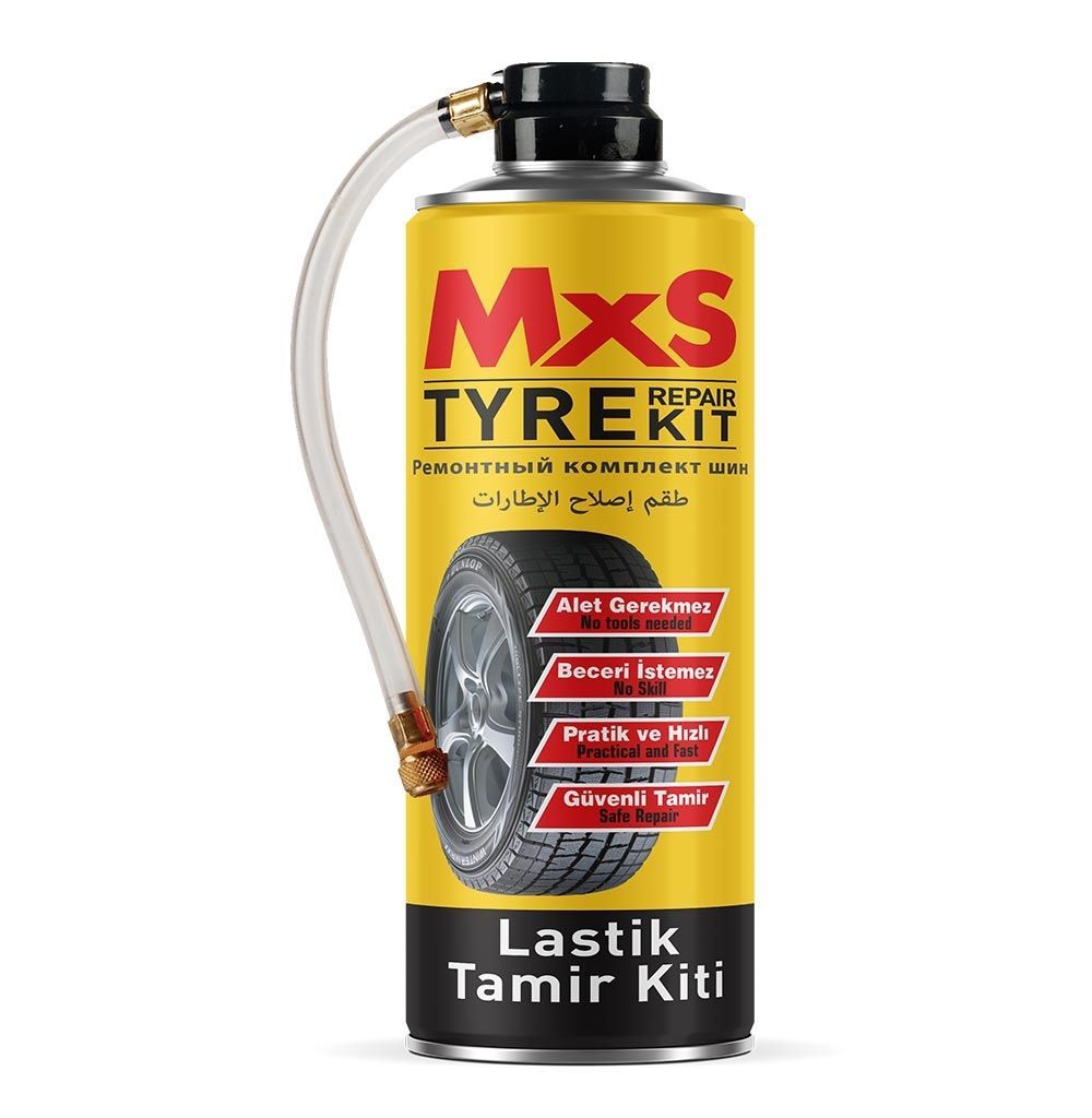 MXS Lastik Tamir ve Şişirme Köpüğü 400ml.