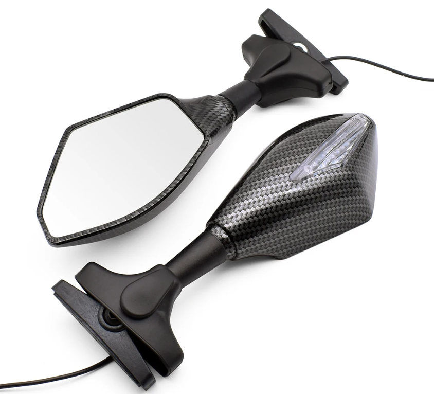 Bajaj RS 200 Kayar Sinyalli Ayna Takımı Karbon
