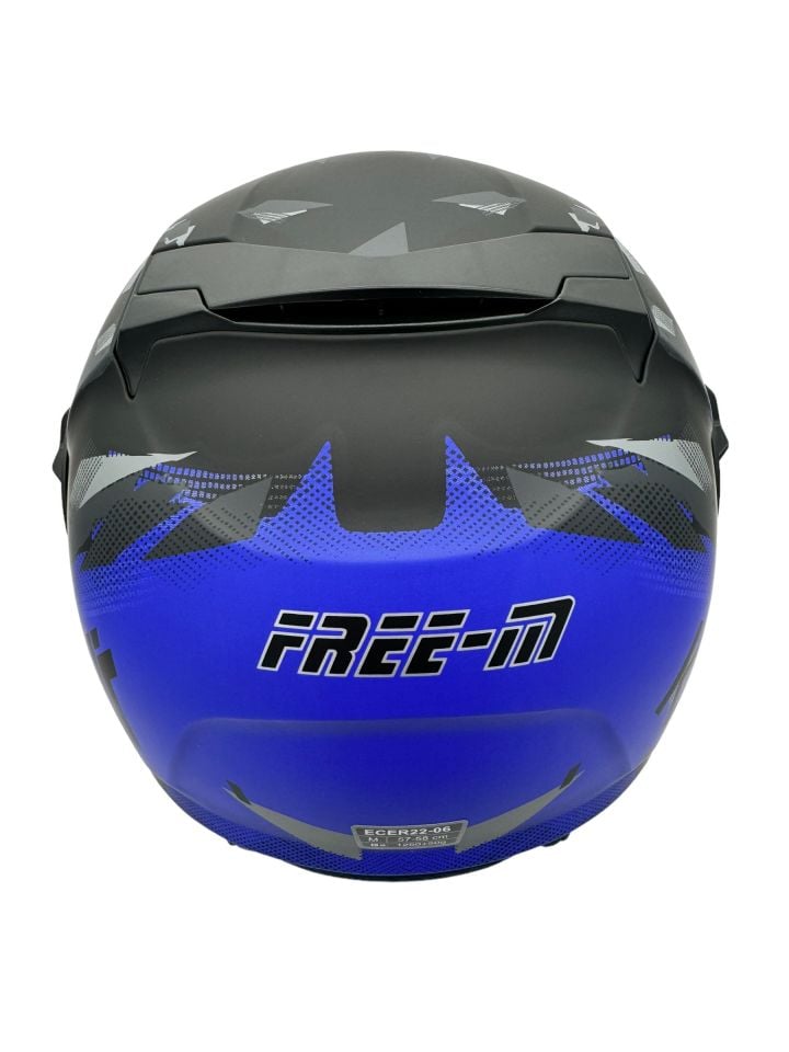 FreeM 665 Blue Arrow Açık Motosiklet Kaskı