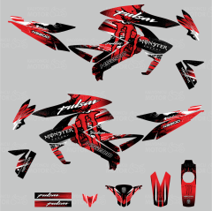 Bajaj Pulsar NS 200 Monster Energy Design