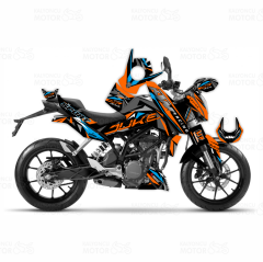 KTM Duke 200 Sport Design Sticker Set (2011-2016)