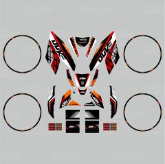 KTM Duke 125 Raceline Design Sticker Set (2011-16)