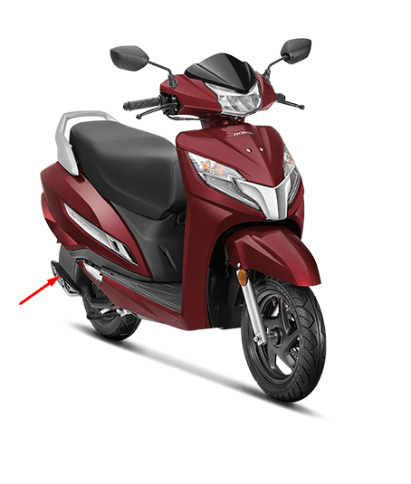 Honda Activa 125 Egzoz Koruma Kapağı (2023 Kasa)