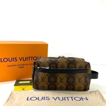 LOUIS VUITTON TOILETRY KİT BAG 100% HAKİKİ DERİ