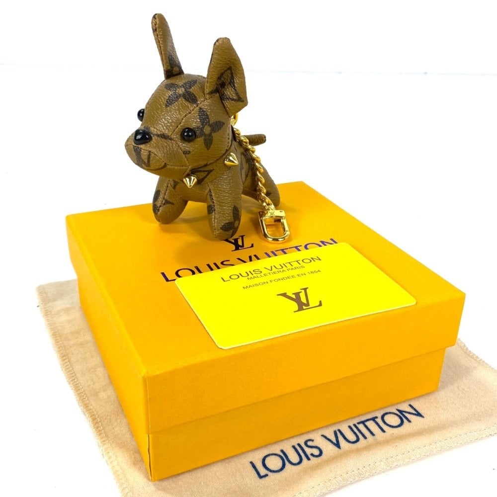 LOUİS VUİTTON DOG CHARM KEYCHAİN  ÇANTA SÜSÜ VE ANAHTARLIK