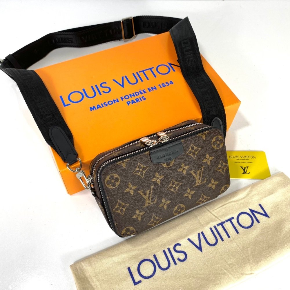 LOUİS VUİTTON ALPHA WEARABLE WALLET BAG %100 HAKİKİ DERİ