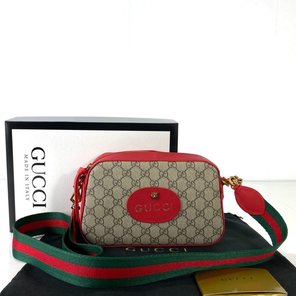 GUCCİ NEO VİNTAGE GG SUPREME MESSENGER BAG %100 HAKİKİ DERİ