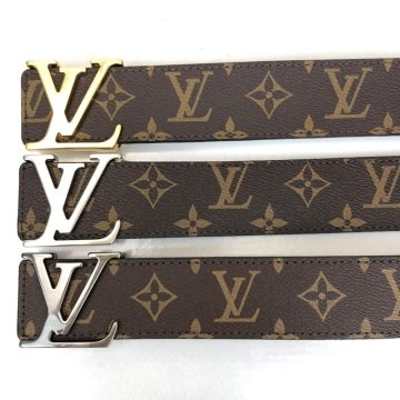 LOUIS VUITTON MONOGRAM CANVAS KEMER %100 HAKIKI DERI KAHVERENGİ