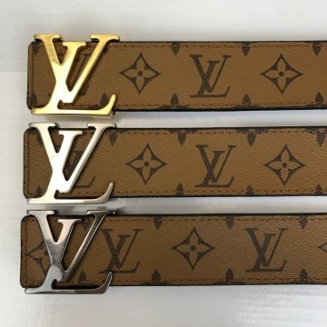 LOUIS VUITTON MONOGRAM CANVAS KEMER %100 HAKIKI DERI TABA