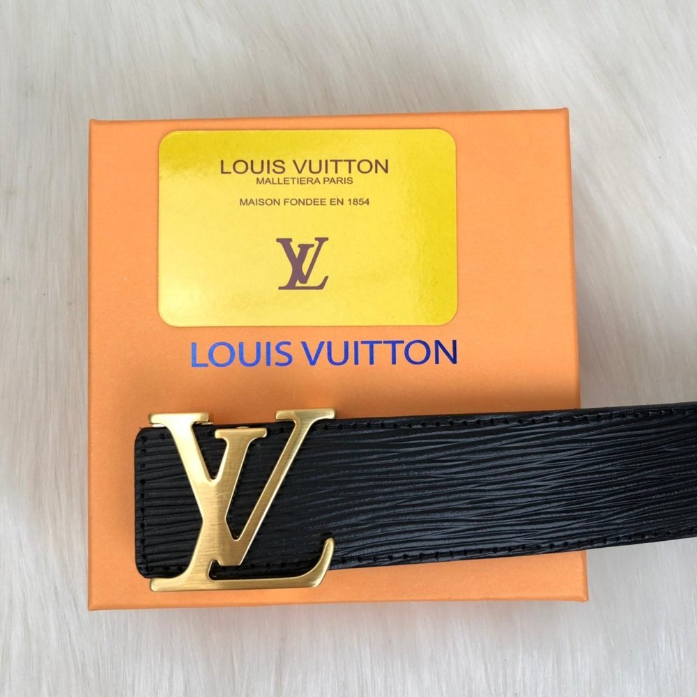 LOUIS VUITTON EPİ KEMER %100 HAKIKI DERI SİYAH