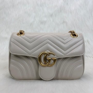 GUCCI MARMONT %100 HAKİKİ DERİ BEJ