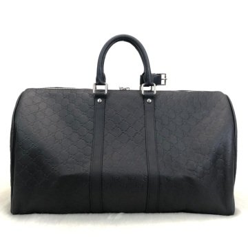 GUCCİ SİGNATURE DUFFLE LEATHER LUGGAGE VALİZ %100 HAKİKİ DERİ