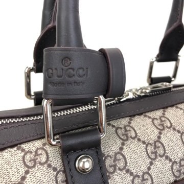 GUCCİ SUPREME DUFFLE LEATHER LUGGAGE VALİZ %100 HAKİKİ DERİ