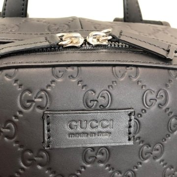 GUCCI SİGNATURE BACKPACK %100 HAKİKİ DERİ SIRT ÇANTASI