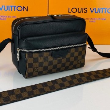 LOUİS VUİTTON OUTDOR MESSENGER CANVAS ERKEK POSTACI %100 HAKİKİ DERİ