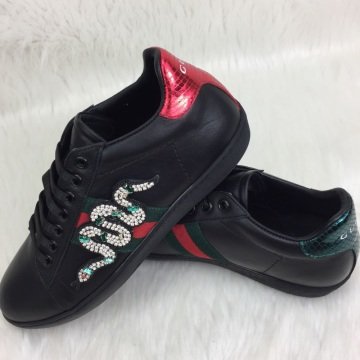 GUCCİ SNEAKERS BAYAN AYAKKABI %HAKİKİ DERİ