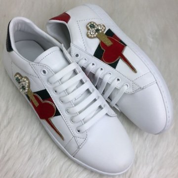 GUCCİ SNEAKERS BAYAN AYAKKABI %HAKİKİ DERİ