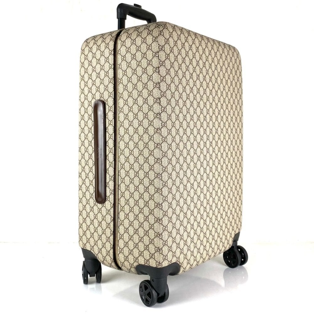 GUCCİ SUPREME TROLLEY SUİTCASE 70 LİK VALİZ %100 HAKİKİ DERİ