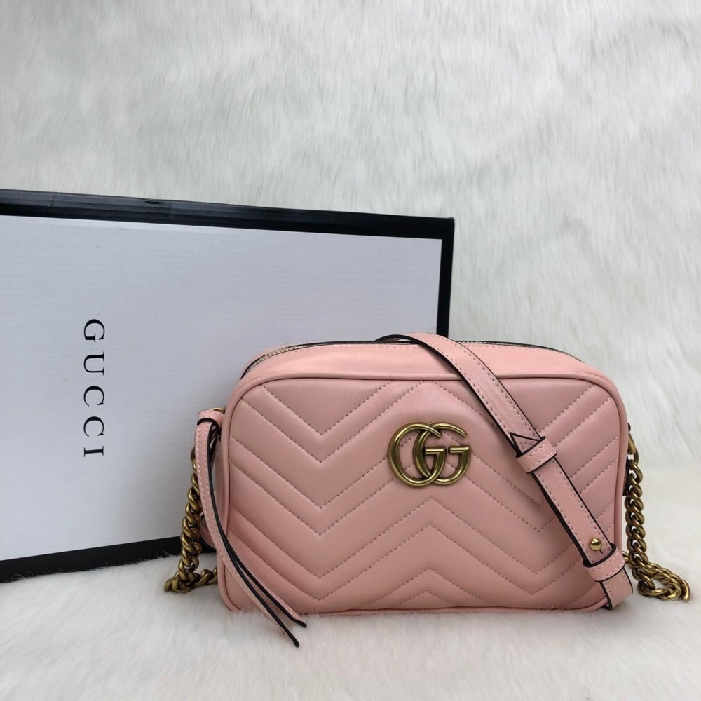 GUCCİ MARMONT MESSENGER BAG %100 HAKİKİ DERİ