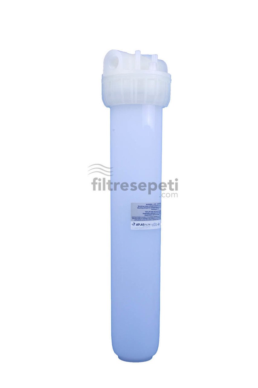 20 inç Aside Dayanıklı Plastik Filtre Kabı (beyaz)