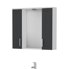 Minar Banyo Dolabı Üst 85Cm 2K1A Beyaz