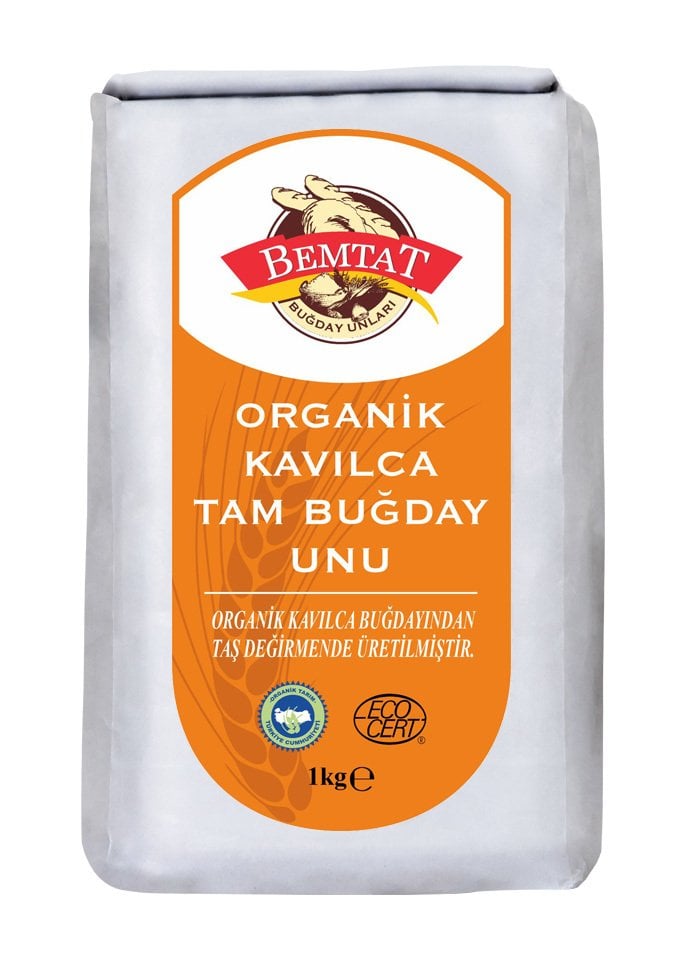 Bemtat Organik Kavılca Tam Buğday Unu 1kg (Organic Emmer Whole Wheat Flour )