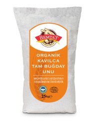Bemtat Organik Kavılca Tam Buğday Unu 25 Kg (Organic Emmer Whole Wheat Flour )