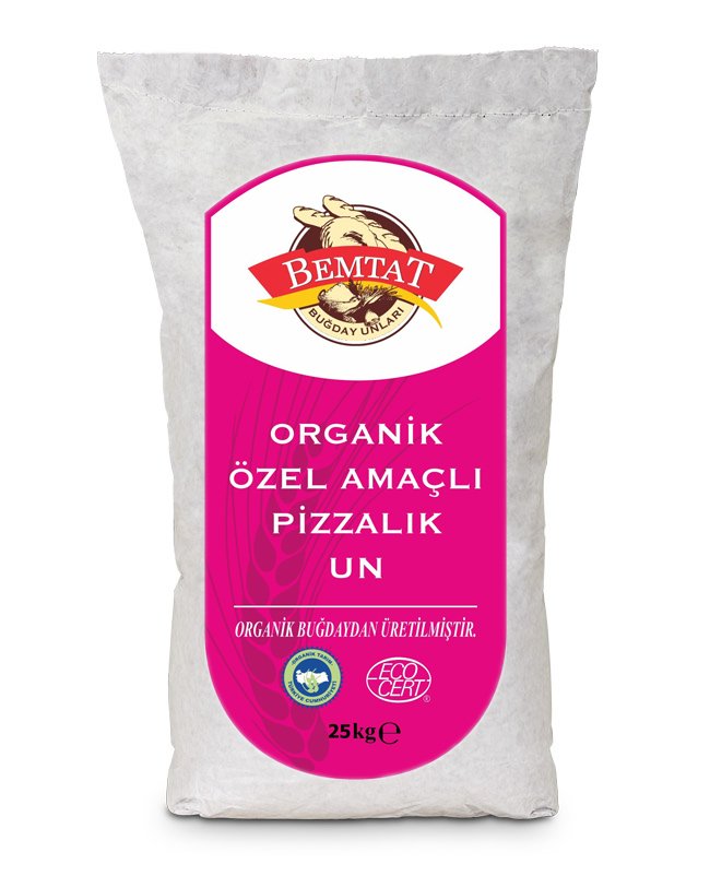 Bemtat Organik Pizzalık Un 25 Kg ( Organic Wheat Flour For Pizza )