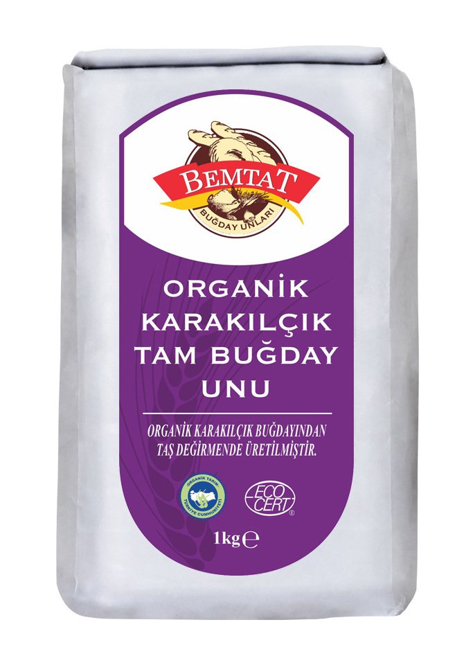 Bemtat Organik Karakılçık Tam Buğday Unu 1 Kg ( Organic Karakılcık Whole Wheat Flour )