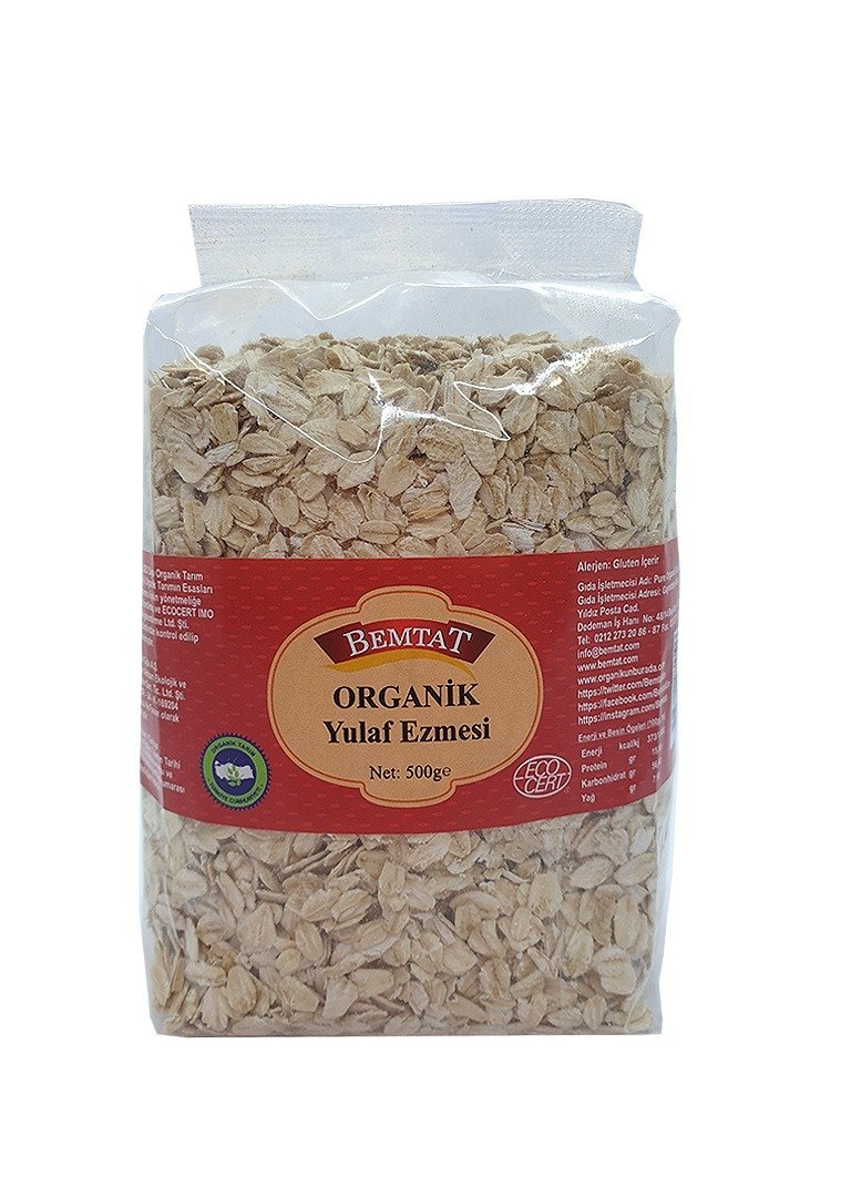 Bemtat Organik Yulaf Ezmesi 500gr