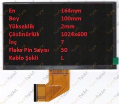 Concord Flyfix Q-Q7 | C-721 İçin HD Lcd Panel