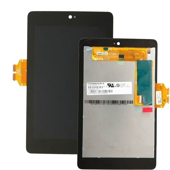 Asus Nexus 7 İçin 7 İnç LCD Dokunmatik Set Siyah
