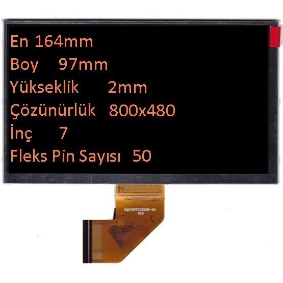Probook PRBT766 İçin LCD Panel Model-4