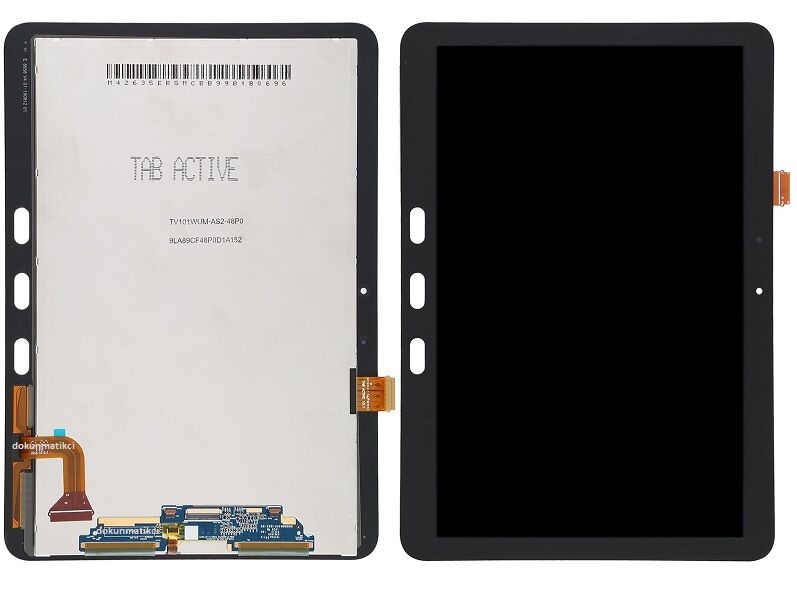 Samsung Galaxy Tab Active3 SM-T540 İçin 10.1 LCD Dokunmatik Set Siyah