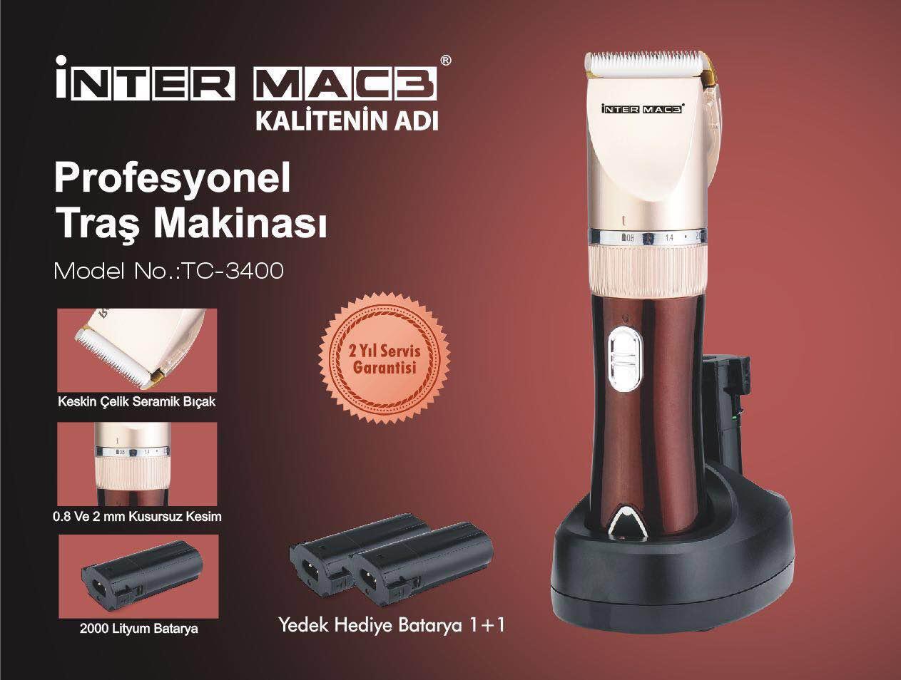 İnter Mac3 TC-3400 Traş Makinesi