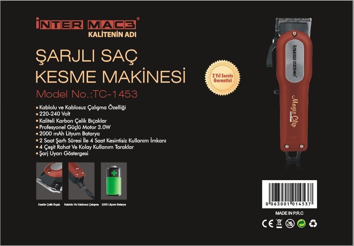 İnter Mac3 TC-1453 Traş Makinesi