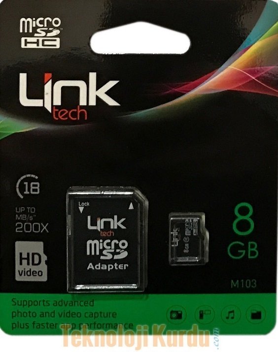 LinkTech 8GB MicroSD Hafıza Kartı