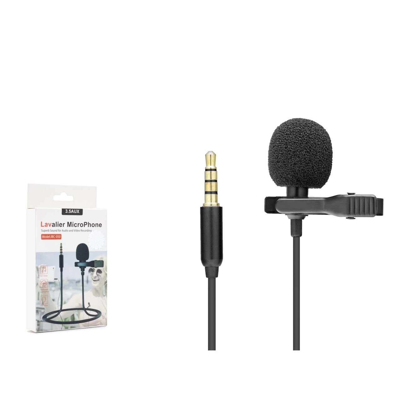 Roxy 3.5 MM Aux Girişli Yaka Tipi Mikrofon