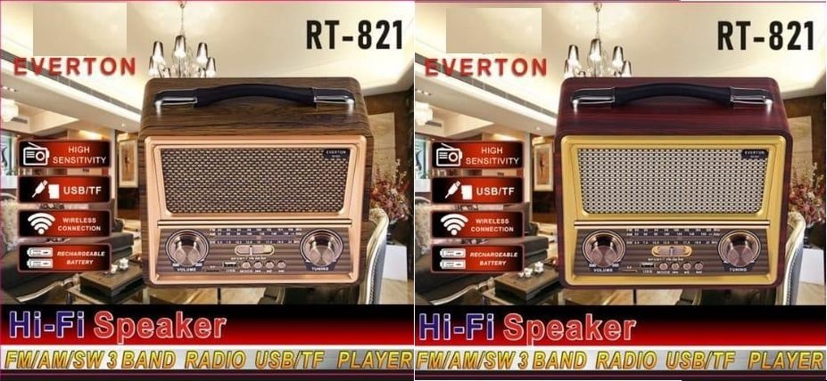Everton RT-821 Usb ve Kart Girişli Bluetoothlu Radyo
