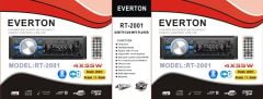 Everton RT-2001 Bluetoothlu USB/TF/MP3 Çalarlı Oto Teyp