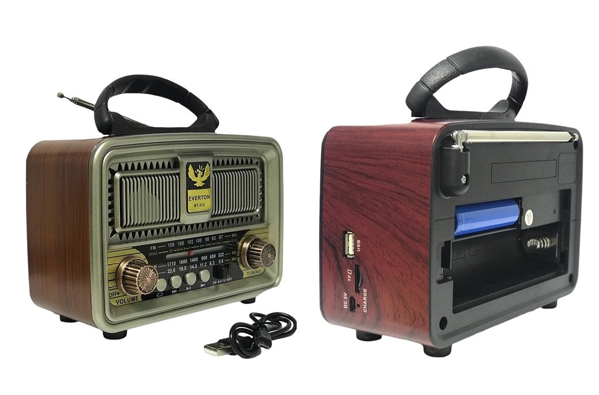 Everton RT-313 Nostalji Görünümlü Bluetoothlu Radyo