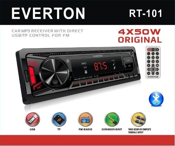Everton RT-101 Bluetooth Oto Teyp 4X50