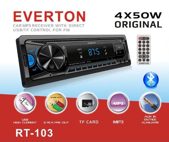 Everton RT-103 Bluetooth Oto Teyp 4X50