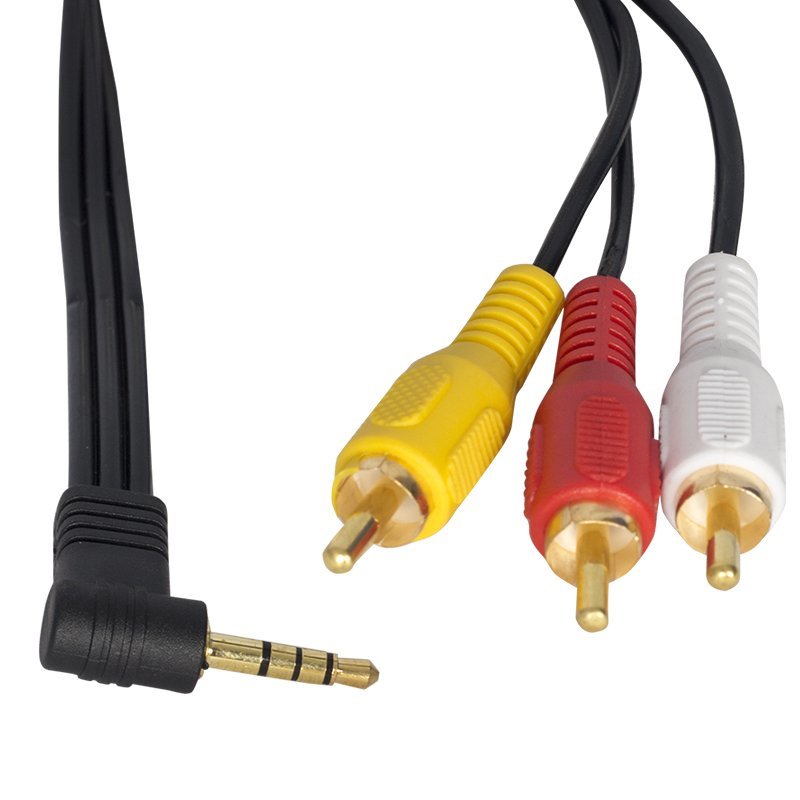 Uydu Alıcısı AV Kablo (3.5 Mm Stereo E-3 RCA)