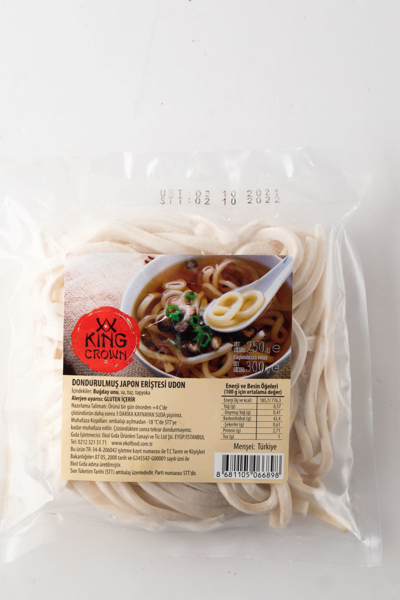 King Crown Udon Noodle 200 Gr. X 30 Adet