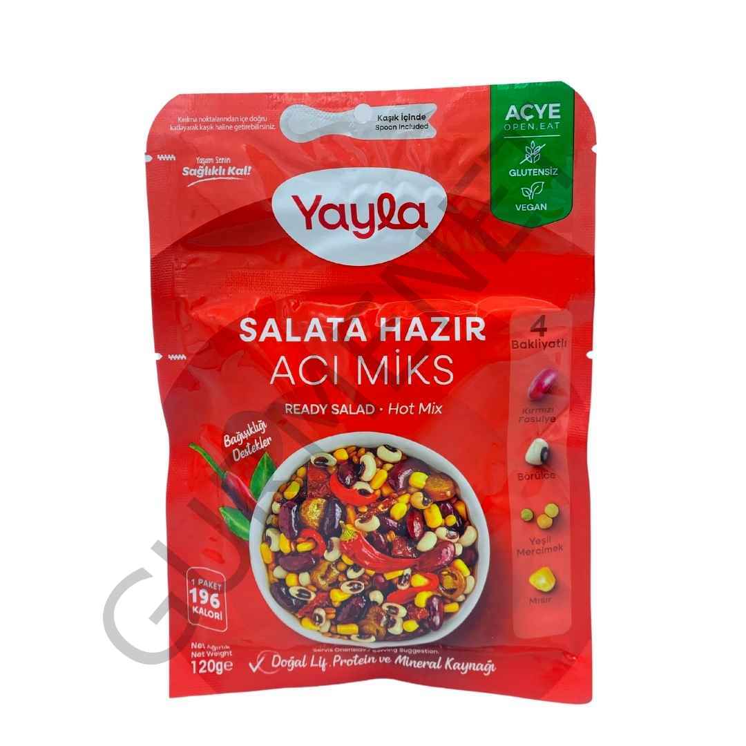 Yayla Hazır Yemek Salata Karışımı Acılı 120 Gr.