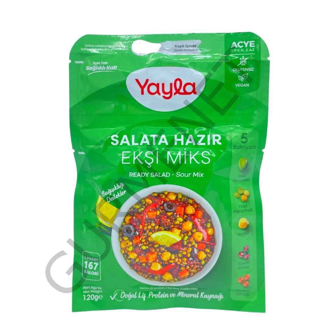 Yayla Hazır Yemek Salata Karışımı Ekşi 120 Gr.