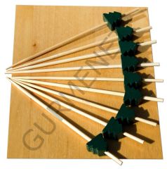 Gaishi Vo11840 Bambu Kürdan Noel Çam Ağacı 12 Cm 50 Adet