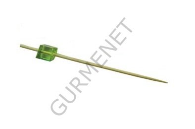 Gaishi M0040G Bambu Yeşil Küp Kürdan 9 Cm 50 Adet
