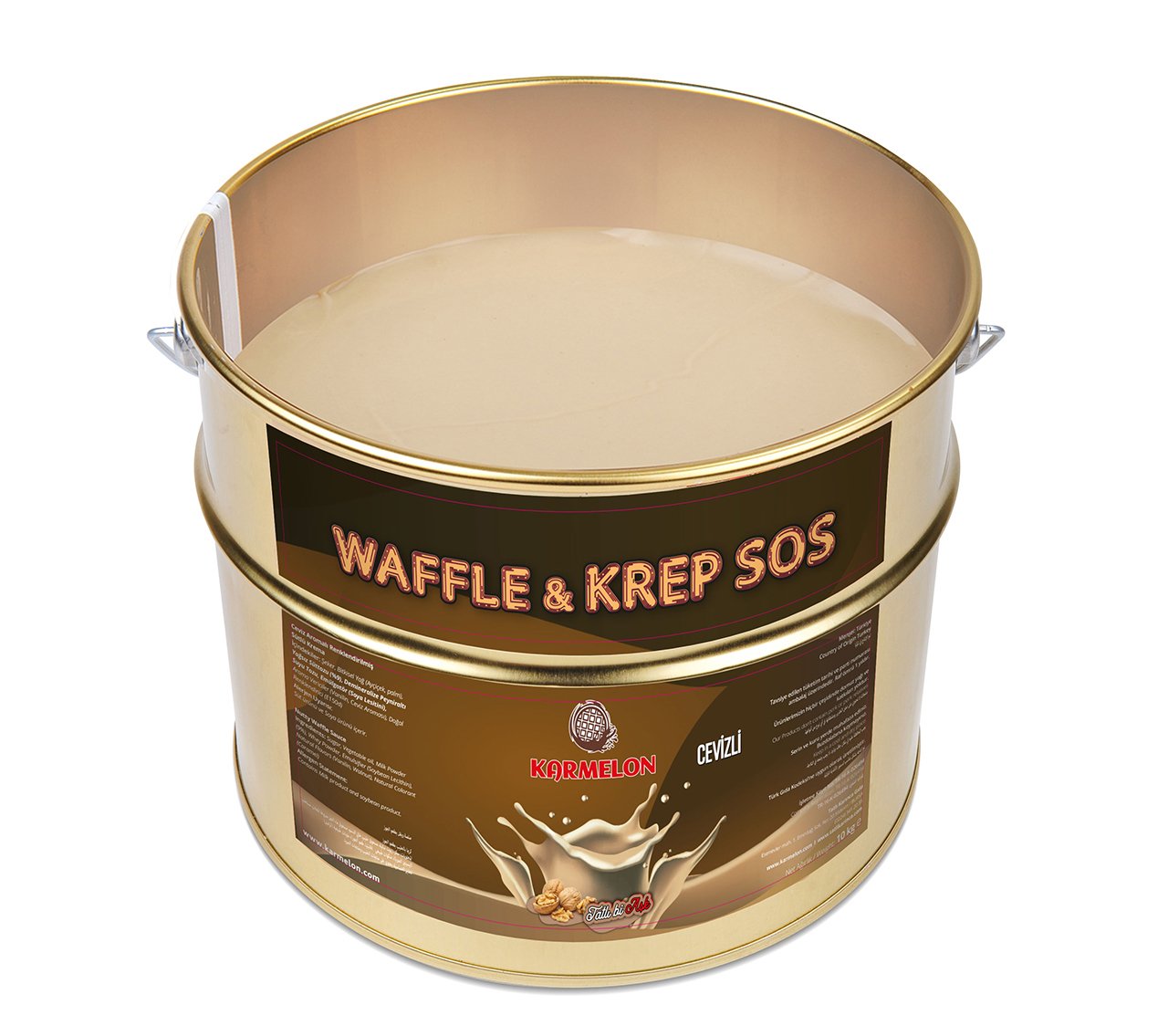 Cevizli Waffle Sosu - 10 kg